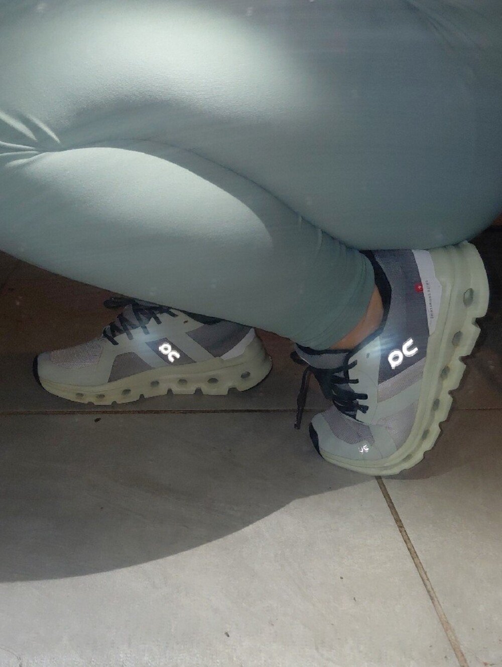 ON Cloudrunners Women's Mint Green Athletic Sneakers